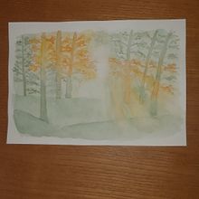 Il mio progetto del corso: Paesaggi incantevoli ad acquerello: dipingi con la luce. Painting, and Watercolor Painting project by beatrice_c - 06.28.2024