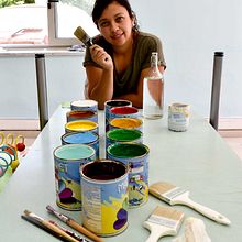 Mi proyecto del curso: Introducción a la pintura mural decorativa. Painting, Street Art, Digital Illustration, Acr, lic Painting, and Decorative Painting project by Vivi Wingert - 06.29.2024