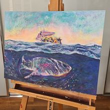 Whaleshark dreaming Ein Projekt aus dem Bereich H und werk von jillhturner - 29.06.2024