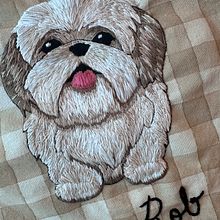 Meu projeto do curso: Pintar com linha: técnicas de ilustração têxtil. Traditional illustration, Embroider, and Textile Design project by claudia_459853 - 06.29.2024