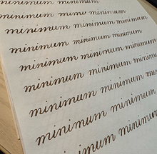 Mi proyecto del curso: Caligrafía inglesa de la A a la Z. Caligrafia projeto de Mariana Colombo - 28.06.2024