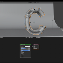 Meu projeto do curso: Tipografia 3D com Blender. 3D, Modelagem 3D, 3D Design, Lettering digital, e Lettering 3D projeto de flavio_rosendo - 01.07.2024