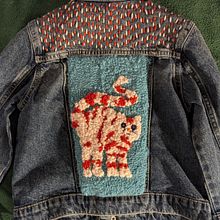 Mój projekt z kursu: Haft XL z magiczną igłą . Projekt z dziedziny  Haft,  Dekoracja wnętrz,  Haft pętelkow, Wzornictwo tekst i liów użytkownika Anna O - 01.07.2024