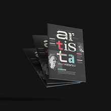 Artista irreverente. Un projet de Conception éditoriale, Design graphique, Design t, pographique, T , et pographie de Mica Favro - 06.12.2023