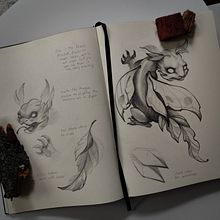 My project for course: Fantasy Drawings in Graphite and Watercolor: A Field Guide. Character Design, Painting, Pencil Drawing, Drawing, Sketching, and Sketchbook project by simaliska20 - 07.02.2024