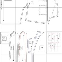Mi proyecto del curso: Patronaje con Adobe Illustrator. Pattern Design, Fashion Design, Patternmaking, and Dressmaking project by naimsandez - 07.01.2024