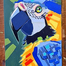 My project for course: Stylized Acrylic Painting: Explore Color and Shape. Painting, Acr, and lic Painting project by Aysha Aldoseri - 06.27.2024