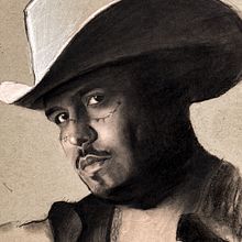 Mi proyecto del curso: Retrato realista al carboncillo. Traditional illustration, Fine Arts, Drawing, Portrait Drawing, and Realistic Drawing project by Tristan Ernesto Soto Jaen - 07.02.2024