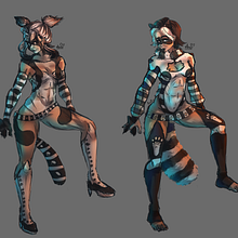 Super heroína basada en un mapache Ein Projekt aus dem Bereich Concept Art und Design von Figuren von Amanda Aurora Silvera Rentería - 03.07.2024
