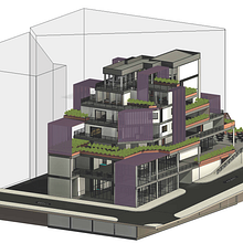 Torre Ébano. 3D, e Arquitetura projeto de Isabella Arias - 05.07.2024