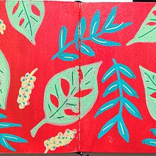 Mein Abschlussprojekt für den Kurs: Botanische Muster im Skizzenbuch. Un proyecto de Ilustración tradicional, Pattern Design, Ilustración botánica y Sketchbook de Katja Bader - 05.07.2024