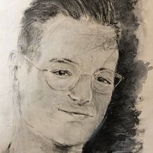 Mein Abschlussprojekt für den Kurs: Künstlerisches Porträt mit Kohlestift: die Atmosphäre Ein Projekt aus dem Bereich Zeichnung, Porträtzeichnung, Bildende Künste, Traditionelle Illustration, Realistische Zeichnung und Artistische Zeichnung von sandramariadreyer - 06.06.2024