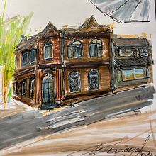 Sketch with markers . Sketching project by Raya Grishina-Gunn - 06.05.2024