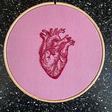 Anatomical Heart. Projekt z dziedziny  Haft użytkownika Stacey Kyme - 14.02.2023