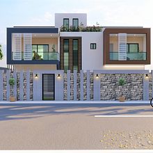 Villa duplex 8 pieces. Architecture, and 3D project by YAO SCHADRAC YAO - 07.06.2024