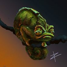 Amigos Camaleones . Un progetto di Pittura digitale e Character design di zaffrind - 06.07.2024