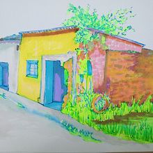 Mi proyecto del curso: Dibujo arquitectónico expresivo con marcadores de colores. Sketching, Drawing, Architectural Illustration, Sketchbook & Ink Illustration project by Imelda De Alba Rábago - 06.30.2024