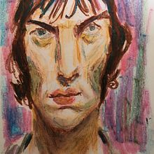 Mi proyecto del curso: Dibujo de retratos expresivos con tizas pastel "Richard Ashcroft". Projekt z dziedziny Trad, c, jna ilustracja,  Sztuki piękne,  R, sunek, Portret,  R, sunek art, st i czn użytkownika Salva Perez - 07.07.2024