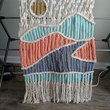 Mi proyecto del curso: Creación de tapices de macramé inspirados en la naturaleza desde cero. Macramé, and Textile Design project by Valentina Constanza - 07.07.2024