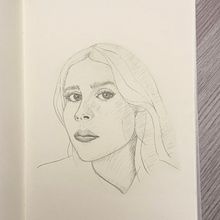 Portrait Sketchbooking: Explore the Human Face. Sketching, Drawing, Portrait Drawing, Artistic Drawing, and Sketchbook project by Monica - 07.08.2024