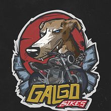 Mi proyecto del curso: Ilustración digital aplicada a productos remera galgo bikes . Un proyecto de Ilustración tradicional, Diseño gráfico e Ilustración digital de Raulo Vera - 08.07.2024