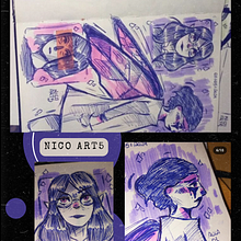 Meu projeto do curso: Desenho de personagens do zero: retrate rostos e gestos. Traditional illustration, Character Design, Pencil Drawing, and Drawing project by Nicolas Ryan Machado - 07.09.2024