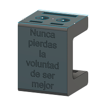 Porta Lapices . Un progetto di 3D, Design industriale, Product design, Modellazione 3D e Progettazione 3D di diego silva - 06.07.2024