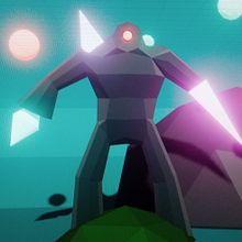 mi proyecto de domestika: el gomlem de gemas. 3D, 3D Modeling, Video Games, 3D Character Design, and Game Design project by lizz.escorpion - 07.24.2024