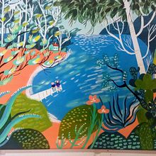 Mi proyecto del curso: Pintura acrílica paso a paso: crea paisajes increíbles. Traditional illustration, Painting, Acr, lic Painting, and Sketchbook project by estefania_tabares - 07.09.2024