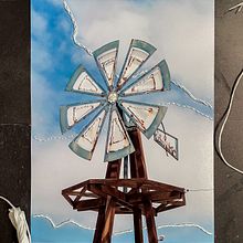 Moinho da mudança. Photograph, Paper Craft, Embroider, DIY, and Textile Design project by Joana Freitas - 07.09.2024