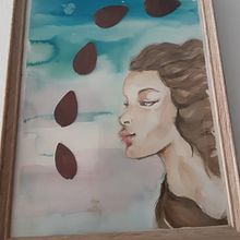 Mi proyecto del curso: Retrato ilustrado en acuarela. Traditional illustration, Fine Arts, Painting, Drawing, Watercolor Painting, Portrait Drawing, and Artistic Drawing project by ficticis - 07.09.2024