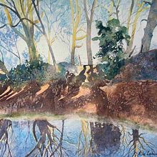 My project for course: Painting Realistic Watercolor Landscapes. Fine Arts, Painting, Sketching, Watercolor Painting, and Naturalistic Illustration project by Alice Lazzarini - 07.09.2024