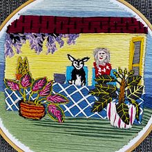 Rheba's project for course: Introduction to Botanical Embroidery. Embroider, and Textile Design project by Rheba - 06.29.2024