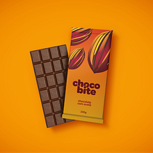 Identidade Visual | Choco Bite . Un proyecto de Diseño, Diseño gráfico, Packaging, Diseño de logotipos, Br e ing e Identidad de Rafaela Padilha - 10.07.2024