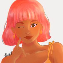Mi proyecto del curso: Retrato de personajes estilo cartoon con Procreate. Un projet de Conception de personnages, Illustration numérique, Dessin numérique , et Peinture numérique de Milagros Denisse De la Cruz - 08.07.2024