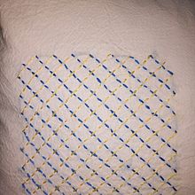 Mi proyecto del curso: Introducción al bordado japonés sashiko. Embroider, Fiber Arts, DIY, Upc, cling, and Textile Design project by paulaerro - 06.15.2024