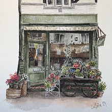 My project for course: Watercolor Urban Illustration: Portray your City. Painting, Drawing, Watercolor Painting, and Architectural Illustration project by livsofie_art - 07.10.2024