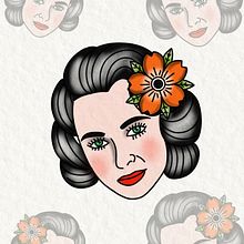 Mi proyecto del curso: Diseño de tatuajes estilo old school en Procreate. Drawing, Digital Illustration, and Tattoo Design project by Jeremy Steven - 07.09.2024