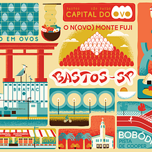 Bastos - SP, Brazil. Vector Illustration, Digital Illustration, and Digital Drawing project by Lucas Higashi - 07.10.2024
