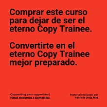 Proyecto de Patricia Ortiz Mas para el curso Copywriting para copywriters. . Advertising, Cop, writing, Stor, telling, and Communication project by Patricia Ortiz - 07.10.2024