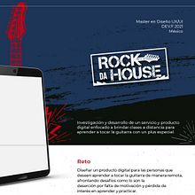 Rock da House. UX / UI, Design, and Music project by Verónica Metztli Xólotl Villa - 07.13.2021