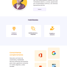 Landing Page con Figma. Un proyecto de UX / UI y Diseño Web de Jenny Medrano Barrera - 27.06.2024