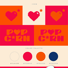 Popcorn. Graphic Design, Br, ing, Identit, and Logo Design project by Ana Blázquez Herrero - 07.11.2024