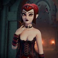 Ravenna, Queen of the Night. 3D, Animation, Character Design, 3D Animation, 3D Modeling, and 3D Design project by Gerard Martínez Sánchez - 07.11.2024
