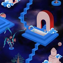 Stairways . Un projet de Illustration numérique de Apoorva Raina - 11.07.2024