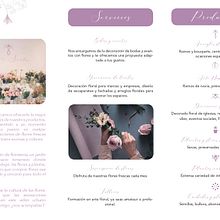 Folleto tríptico floristería "Lore Sorta". Design, Br, ing & Identit project by maria_jose_segura_pedrero - 07.11.2024