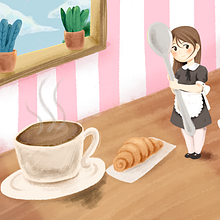 Mi proyecto del curso: Ilustración infantil con Procreate: crea escenas mágicas . Ilustrație digitală, Ilustrație pentru copii, Pictură digitală și Carte ilustrată de Vale Aubel - 07.11.2024