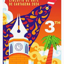 Mi proyecto del curso: Diseño de pósteres ilustrativos coloridos y conceptuales Ein Projekt aus dem Bereich Grafikdesign, Plakatdesign und Digitale Illustration von Diego Sanchez - 11.07.2024