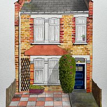 My project for course: Watercolor Urban Illustration: Portray your City. Painting, Drawing, Watercolor Painting, and Architectural Illustration project by Anna - 07.12.2024