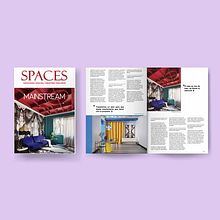 REVISTA DE DISEÑO DE INTERIORES. Editorial Design project by Vanessa Fernandez - 07.08.2024